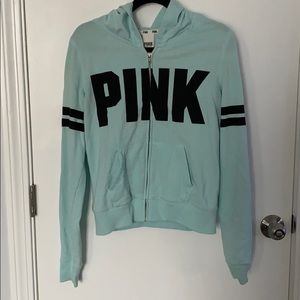 Light Blue Victoria’s Secret PINK Hoodie
